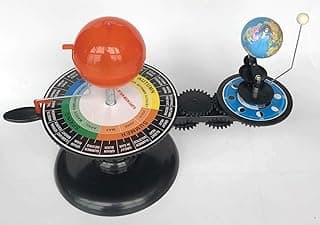 English Solar System Sun Earth Moon Orbital Planetarium Model Educational Planetarium Project Kit (2023 New Version) image