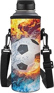 Water Bottle Holder Carrier with Adjustable Shoulder Hand Strap image