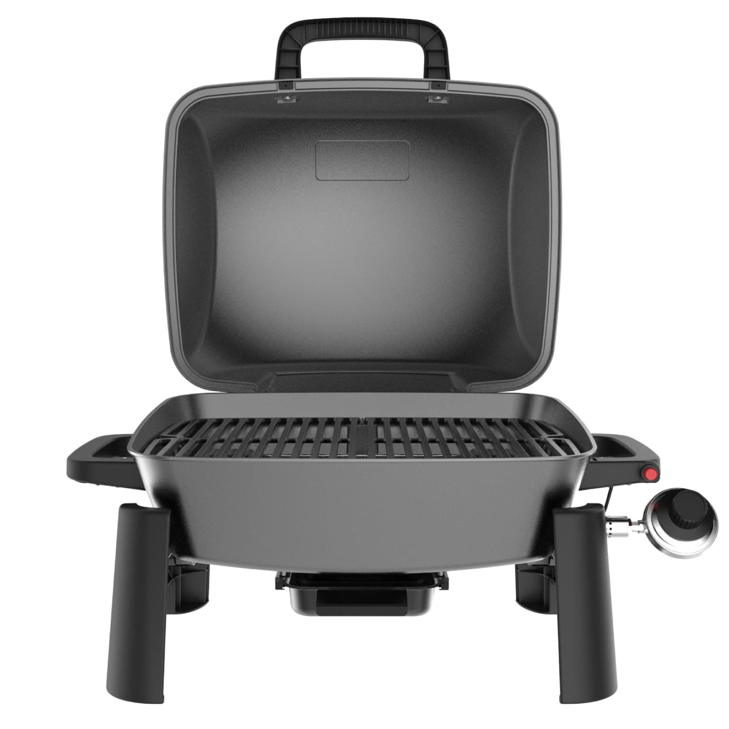 Nexgrill 1-Burner Portable Propane Gas Grill with Lid, Piezo Ignition, 10,000 BTUs, 183 SQ In, Compact Tabletop Grill for Outdoor Cooking, Camping, Tailgating, Gardens, Patios, and More - 820-BC002