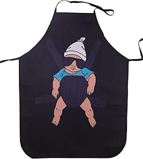 STIOEDYUAN Funny Cooking Adult Apron for Birthday Gifts Grilling Baking Apron Chef Gifts for Men Women Gag Prank Gifts