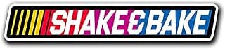 3 PCs Shake and Bake Vinyl Bumper Sticker Sticker for Helmet Dirt Racing Bike Car Truck Motorbike 3 Inches