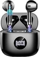Wireless Bluetooth 5.4 Earbuds, Ear Buds LED Power Display Headphones 6D Stereo, Bluetooth Earbuds in-Ear Noise Cancelling Mic, 40H Playback Mini Case IP7 Waterproof Sports Earphones for Android iOS image