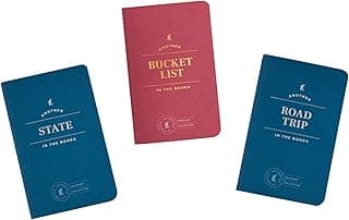 Letterfolk Passport Journal Collection – Set of 3 Travel Journals (State, Bucket List, & Road Travel) – Adventure Book Set for Traveling and Exploring – Great Travel Gift - 3.5" W x 5.5" H image