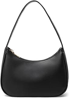 Shoulder Bags for Women, Cute Hobo Tote Handbag Mini Clutch Purse with Zipper Closure