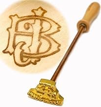 Custom Logo Wood Branding Iron,Durable Leather Branding Iron Stamp,Wood Burning Stamp Personal Branding Iron,Branding Iron for Grilling,Father Day Gift