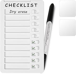 Dry Erase Chore Chart for Kids Multiple Kids, Whiteboard Checklist Board for Kids to Do List with a Marker image