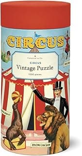 Cavallini 1000 Piece Puzzle, Vintage Circus (PZL/Circus) image