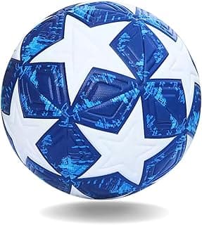 Champions Soccer Ball Size 5.Premium Grade PU Construction, Durable Professional Tournament Ball Indoor/Outdoor Sports,Training & Match Play High-Performance Design for All Levels,"Non-inflated"