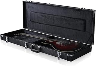ZeHuoGe Guitar Hard Case Hard-Shell Case With Lock For Square Electric Guitar 41-7/10" x 15-2/5" x 3-3/4" PU Wood Molded Handle (For Rectangle Guitar)
