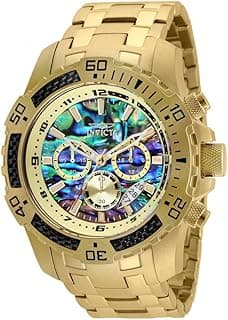 Men's Pro Diver Scuba Quartz Watch, Gold, 25094