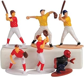 US Toy Baseball Toy Figures (Set of 12), Assorted image