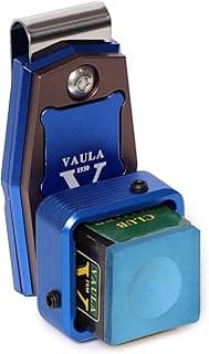 Billiard Metal Magnetic Pool Cue Chalk Holder with Chalk image