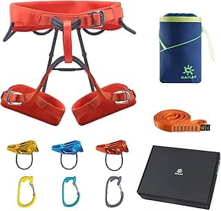 KAILAS Climbing Harness Kit Momentum Rock Climbing Harness Package Belay Device and Carabiner Climbing Chalk Bag image