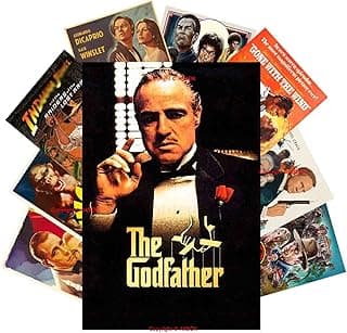 Vintage Classic Movie Posters Retro Aesthetic 70s 80s 90s Film Posters for Theater Dorm Room Decor 8”X 12” Unframed 9Pcs image