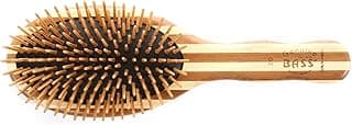 Bass Brushes | The Green Brush | Bamboo Pin + Bamboo Handle Hair Brush image