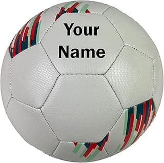 HAMMET Customized Personalized Soccer Ball, Sizes 3 4 or 5, Multiple Colors image