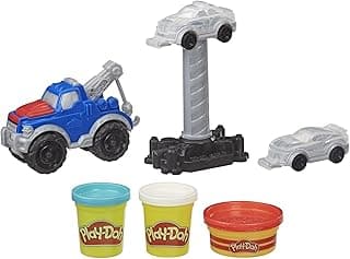 Play-Doh Wheels Tow Truck Toy for Kids 3 Years and Up with 3 Non-Toxic Colors image