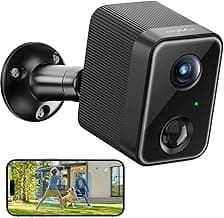 Wireless Outdoor Security Camera K03, 1080p Indoor and Outdoor Cameras for Home Security, 2.4g WiFi Camera with IP66 Waterproof, 2 Way Talk, Night Vision, PIR Human Detection, Cloud Storage image