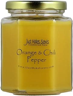 Orange & Chili Pepper Scented Blended Soy Candle by Just Makes Scents image