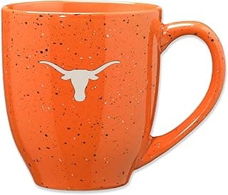 Rico Industries NCAA 16 oz Team Color Laser Engraved Speckled Ceramic Coffee Mug image