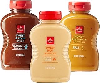 Hickory Farms Condiment Sampler | Gourmet Mustard Variety Pack - 3 Pack | Great for Snacking, Dipping, Recipes, Glazes, and Charcuterie Boards