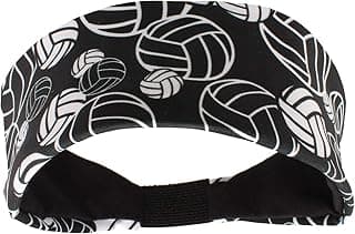 Crazy Volleyball Headband with Volleyball Logos image
