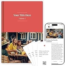 Starter Card Deck (80 Cards) + 12-Month Access to StoriedBook Studio (Book Builder Platform) + Free Custom Keepsake StoriedBook™, Life Story Questions for Mom, Dad, Grandma & Grandpa