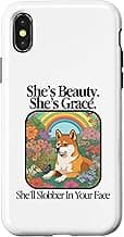 iPhone X/XS Funny Sarcastic Shiba Inu Dog Slobber Lover Canine Puppy Mom Case image