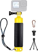 Floating Hand Grip Underwater Handle Mount with Detachable Tripod Stand for GoPro Hero 13 12 11 10 9 7 8 6 5 4 Max Mini Session DJI Action Camera Ideal for Diving Snorkeling Swimming Sport image