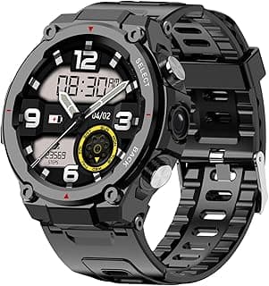 Smartwatch, Support Calls, Outdoor Adventures. Sport Watch with Over 100 Sports Modes, 10 ATM Waterproof, 18 Days of Battery Life, GPS image
