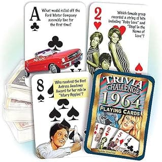 1964 Trivia Playing Cards image