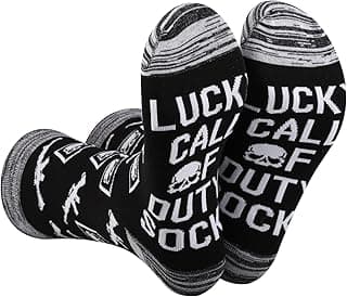CENWA 1 Pair Call Game Lover Gift Video Games Socks Gifts for Gamers