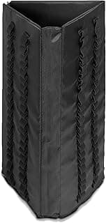 The Beadsmith Bead Tube Tower - Storage Unit for Large & Small Bead Tubes, 8 x 16 Inches, Folds Easily for Storage, Portable, Includes Clear Zippered Pouch w/Handle