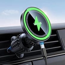 Lamicall for MagSafe Car Mount Charger - [2025 Ultra Magnet] 15W Wireless Car Phone Holder Charger - HandsFree Magnetic Phone Holders for Your Car Vent for iPhone 16 15 14 13 Pro Max Mag Safe Case image