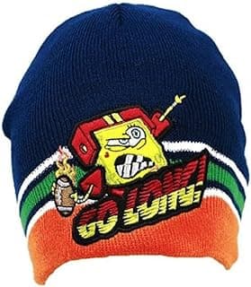 SpongeBob Squarepants Boys 3 Piece Set: GLOVES+ BEANIE HAT+ SCARF image