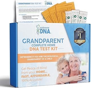 Home Grandparent DNA Test Kit | 46 DNA (Genetic) Marker Test, Unmatched Accuracy | All Lab Fees & Shipping Included | Private & Fast Results | Experience Excellence with My Forever DNA image