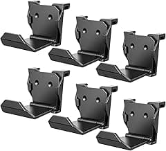 Controller Wall Mount Holder for PS5/PS4/Xbox/Switch Controller, Strong Adhesive/Screw Controller Holder Headphone stand, Headset Hanger Hook for Universal Gaming Controller and Headset - 6 Pack image