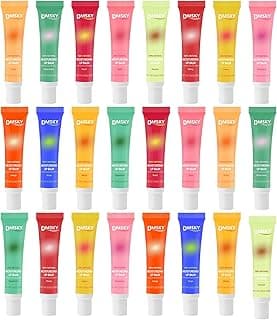 Lip Gloss Set 24 Pack, Hydrating Squeeze Clear Lip Gloss Bulk with Shea Butter, Moisturizing High Shine Glossy Lip Oil for Dry Chapped Lips-12 Flavors image