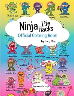 Ninja Life Hacks Coloring Book image