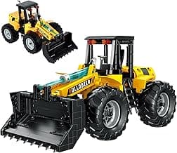 Technic Bulldozerr Building Block Toys，The Construction Vehicle Building Block Model is Movable,Gift Toy for Kids Age 8+ image