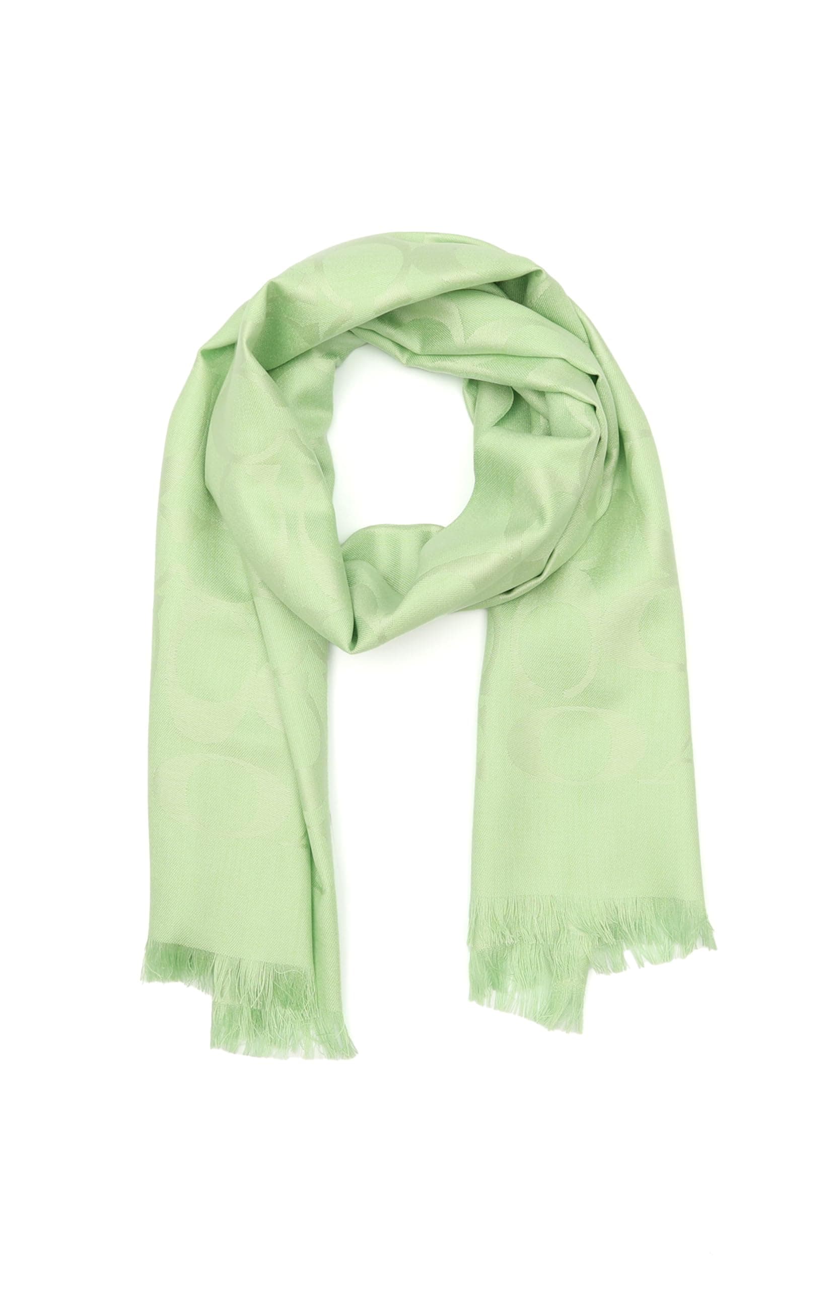 Coach Womens Signature C Oblong Scarf