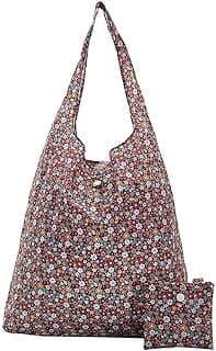 ECO CHIC Foldable Reusable Grocery Bags - Lightweight, Recycled & Reusable Shopping Bag - Waterproof Packable Tote image