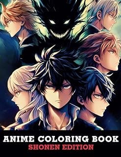 Anime Coloring Book for Teens and Adults: Detailed Japanese Anime Characters - Beautiful Anime and Manga Art (Anime & Manga) image