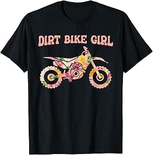 Funny Dirt Bike Motocross Dirt Biking - Dirt Bike Girl T-Shirt image