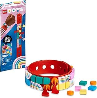 DOTS Rainbow Bracelet with Charms 41953 DIY Bracelet Building Toy Set for Girls, Boys, and Kids Ages 6+; Craft Kit with Unlimited Variations (37 Pieces) image