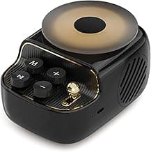 Speakers Bluetooth Wireless, 3 in 1 Protable Cute Speakers with Aromatic Tray, Vintage Record Player Look, Adjustable Ambient Lights for Home Office Decor, Gifts for Mother, Girlfriend, Men