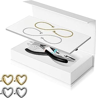 HERSIN Permanent Bracelet Kit Forever Bracelet Making for Couples Gift Friendship Bracelets DIY Locked Bracelet Christmas Valentine's Day for His and Her Bracelets Jewelry Gifts image