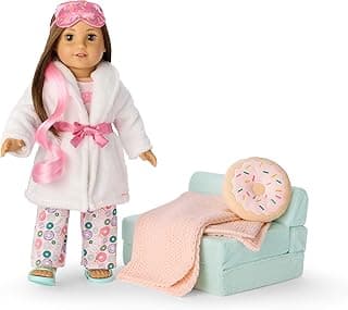 American Girl Truly Me Sweetest Slumber-Party Set for 18-inch Dolls with Hideaway Bed, Pajamas, and Eye Mask