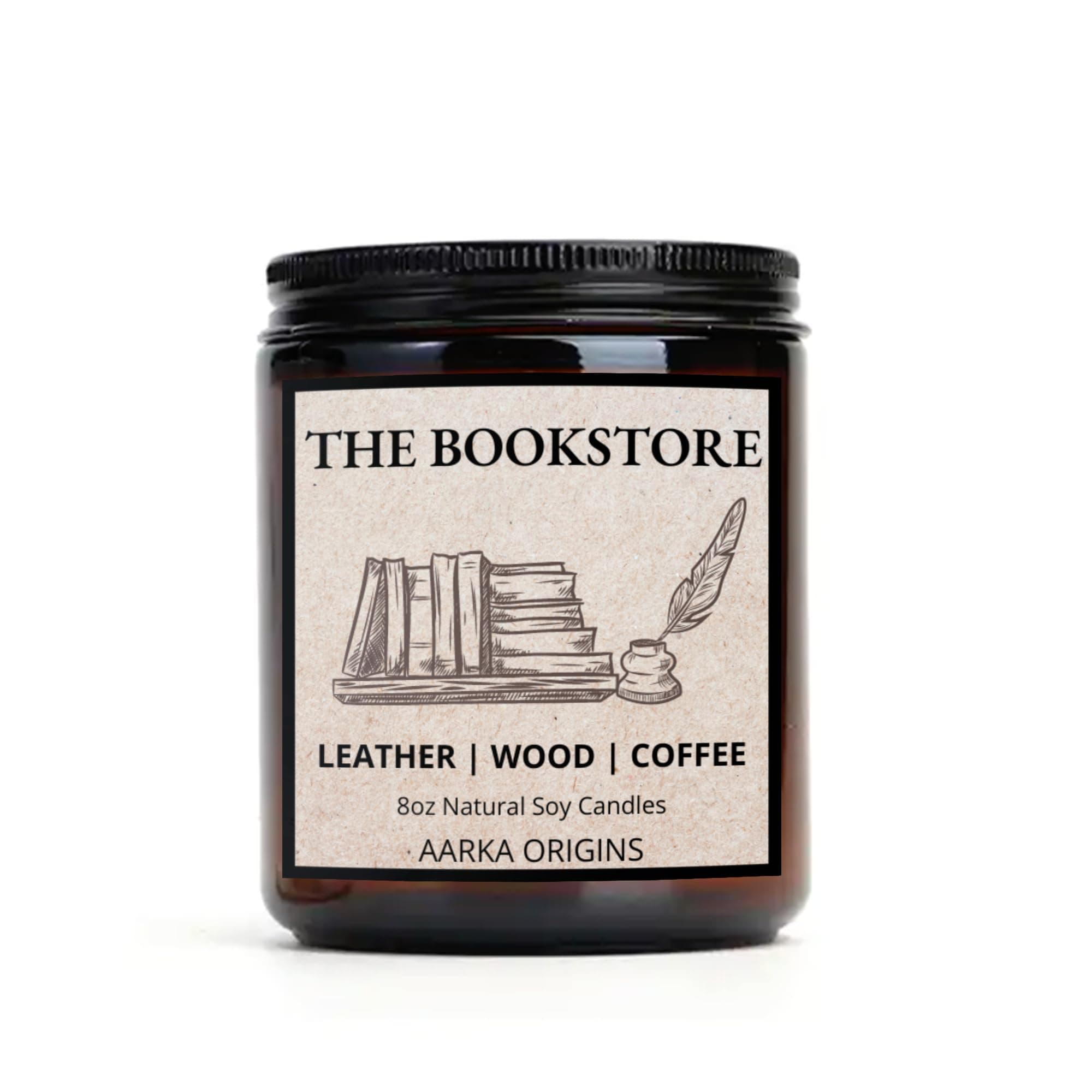 Bookstore Handmade Book Lover Soy Candle