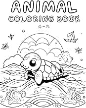 ANIMAL COLORING BOOK A - Z: A Fun Learning Adventure Through the Animal Kingdom, A to Z Fun Facts and Coloring Pages for Kids image